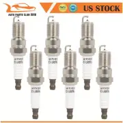 6Pcs Iridium Spark Plugs For Buick LeSabre Ford Fusion Mazda 6 Mercury Mariner (for: Mazda)