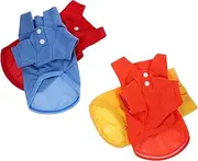 Levemolo 4pcs Summer Puppy Shirt for Dogs and Cats Adorable Pet Clothes Comfortable Apparel for Spring and Summer