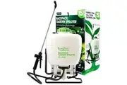 Pressure Sprayer Backpack Design Comfortable Compact Garden Greens 15 Litre