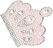 Beatifufu Crown Shaped Rhinestone Applique Patch Delicate Iron DIY Clothing Accessory for Garments Bags and More Easy to Apply Durable Design
