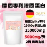 德國專利 水解膠原蛋白 2500 DA 多胜肽等級 德國GELITA大廠 150000MG 二周有感 