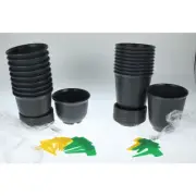 Round Plant Flower Seedlings Nursery Pots Saucer Tray Planter Home Décor NXX