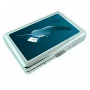 Narwhals D3 Silver Metal Cigarette Case RFID Protection Wallet