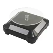 Solar Showcase 360 Rotating Turntable Jewelry Watch Phone Display Stand