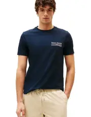 [Tommy Hilfiger] Hilfiger Outline Sailing Tee in Navy