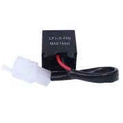 2Pin 12V Motorcycle Electronic LED Flasher Relay Turn Signal Bulbs Hyper Flash b