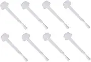KALLORY 1set Nail Dipping Powder Liquid Brush Easy Replacement Brushes for Nail Varnish and Portable for Dip Powder Liquid Kits