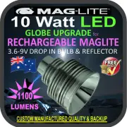 MAGLITE LED UPGRADE MAG CHARGER BULB GLOBE RECHARGEABLE TORCH FLASHLIGHT 1100LM