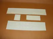 Schwinn Approved White Fair Lady Bicycle Decal Set Complete Later Models