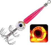 Luminous Squid Jig Hooks | LED Underwater Flasher Light Squid Hook Waterproof - Electronic Squid Lure Light Hook, Underwater Sea Fishing Jigs for Umbrella Hook Equipment
