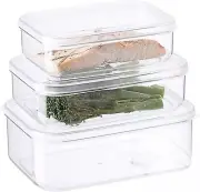 Lustroware Micro Clear Kitchen Pantry Food Storage Container Canister Set