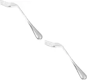 Hoement 2pcs Old Man Elbow Fork Angled Tableware Practical Fork Rehabilitation Aid Fork Anti-shake Fork Angled Eating Fork Tableware for The Elderly Angled Kitchenware Auxiliary Fork
