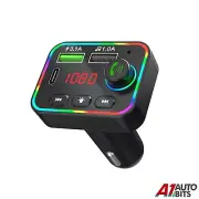 Bluetooth 5.0 Car FM Transmitter MP3 Player Charger Adapter MP3 2X USB TYPE - C