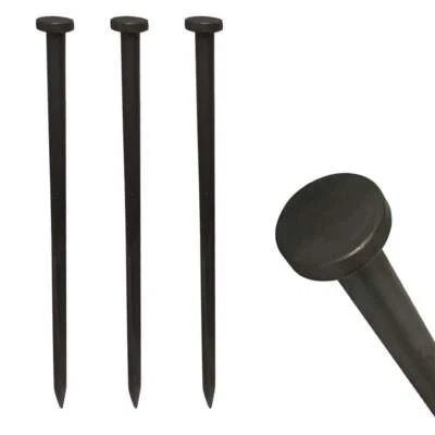 Heavy Duty Single Head 1x40 Steel Stakes Canopy Tents Inflatables Anchor 4 Pack