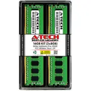 A-Tech 16GB 2x 8GB 1Rx4 PC4-19200R DDR4 2400 MHz ECC REG RDIMM Server Memory RAM