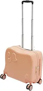 [Generic] Kids Carryon Suitcase with Wheels - Multipurpose Kids Rolling Luggage Kids Carry-On Suitcase | Toddler Carry-On Luggage Cute Kids Suitcase for Kids Boys Girls, Pink, 説明を参照してください