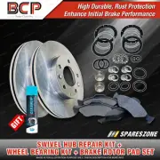 Swivel Hub Wheel Bearing Kit Brake Rotor Pad for Suzuki Jimny SN413 G13BB M13AA (for: Suzuki)
