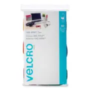 Velcro 93007 0.5" x 8" One-Wrap Ties & Straps - Assorted Colors (60/PK) New