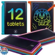 Party Favor Mini LCD Writing Tablet for Kids, 12 Pack – 4.5 Inch Mini Drawing