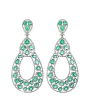 Diana M. Fine Jewelry 18K 18.40 ct. tw. Diamond Earrings