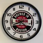 Harpoon Brewing Logo Battery Wall Clock