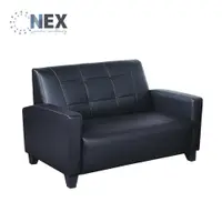 在飛比找ETMall東森購物網優惠-【NEX】經典復古 雙人座/兩人座 合成皮沙發(皮沙發/沙發