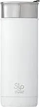 S'ip by S'well Stainless Steel - 16 Fl Oz - Flat White - Double-Layered Vacuum-Insulated Travel Mug Keeps Coffee, Tea and Drinks Cold for 16 Hours and Hot for 4 - BPA-Free Water Bottle