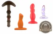 Butt Anal Plugs Probes Different Sizes Waterproof Tushy Teasers Suction Base