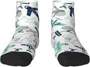 [JBYJBX] Airplane Print Adult Socks Womens Mens Workout Thermal Cozy All-Season Gift Holiday Articles Use