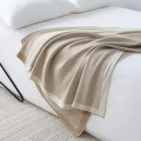 在飛比找蝦皮商城精選優惠-北歐風針織毛毯蓋毯人字紋萬用毯 午睡毯空調毯針織毯沙發毯高級