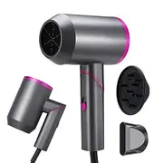 Ionic Hair Dryer 2000W Salon Performance AC Motor Styling Tool / Hair Dryer Professional Blow Dryer Negative Ion Fast Drying for Hair Care 3 Heating / 2 Speed
