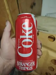 Stranger Things Coke can Limited Edition Coca Cola 1985 Netflix Sealed Full 16oz