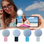 Selfie LED Camera Ring Flash Fill Light Clip For Mobile Phone USB Rechargeable