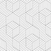 Silver White Peel and Stick Wallpaper Geomatric Adhesive Kitchen Contact Paper
