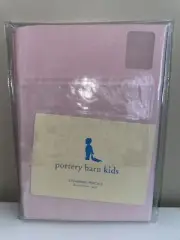 Pottery Barn Kids Pink Chambray Percale Decorative Case 100% Cotton 200 Thread