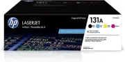 Genuine HP 131A Black, Cyan, Magenta, Yellow Toner Cartridges (4-pack) | Works w