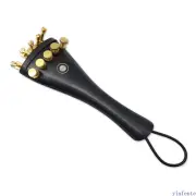 1pcs 4/4 Full Size 5 String Violin Tailpiece Ebony Wood with Fine Tuners