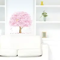 在飛比找特力屋線上購物優惠-韓國Decoin大型創意夜光壁貼 櫻花樹
