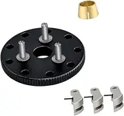 Generic Clutch Flywheel Set for 1/10 Scale Oil Car Replacement, Black