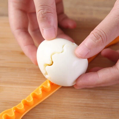 Fancy Cooked Eggs Cutter 2pcs Set Boiled Eggs Creative Tools Cut Flower Shape