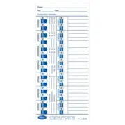 Lathem Time Cards For Electronic Side-Print Time Clocks, Weekly, 1-S(PKG of 10)