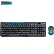 Logitech MK275 Wireless Cordless Keyboard And Mouse Combo Ergonomics In One USB
