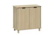 Randy Swedish Sideboard Storage Cabinet Cupboard 2-Doors Oak