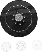 Kisangel 1 Set Solar Fountain Solar Water Fountain Pump Floating Fountain W Water Pump Power Solar Bird Bath Watering Pond Pump Solar Powered Fountain Decoration Led Fish Pond Outdoor Abs