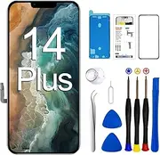 SIMDOG for iPhone 14 Plus Screen Replacement Kit 6.7 inch, Full HD LCD Display 3D Touch Screen Digitizer Full Assembly + Repair Tools + Screen Protector