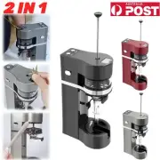 2IN1 Electric Tobacco Grinder Crusher Cigarette Roller Roll Machine Rechargeable