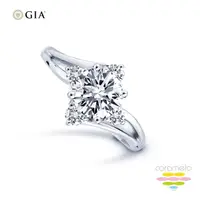 在飛比找momo購物網優惠-【彩糖鑽工坊】GIA 鑽石戒指 1克拉 鑽石 18K 鑽戒 