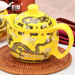 雙層水壺泡茶壺套裝家用陶瓷單壺花茶壺小茶壺沖茶壺紅茶杯青花瓷