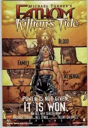 2000 Michael Turner's Fathom Killian's Tide Top Cow Productions Comic Book Art