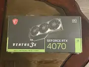 MSI Gaming GeForce RTX 4070 Ventus 3X E1 12G OC Graphics Card